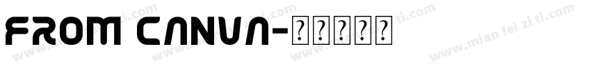 FROM CANVA字体转换
